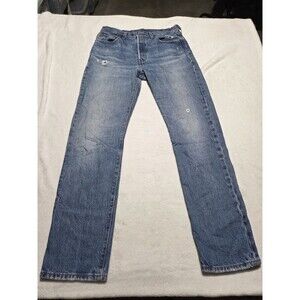 Women’s Jeans, Levi’s Original 501, Medium Wash, Size 29x32 Denim Distressed